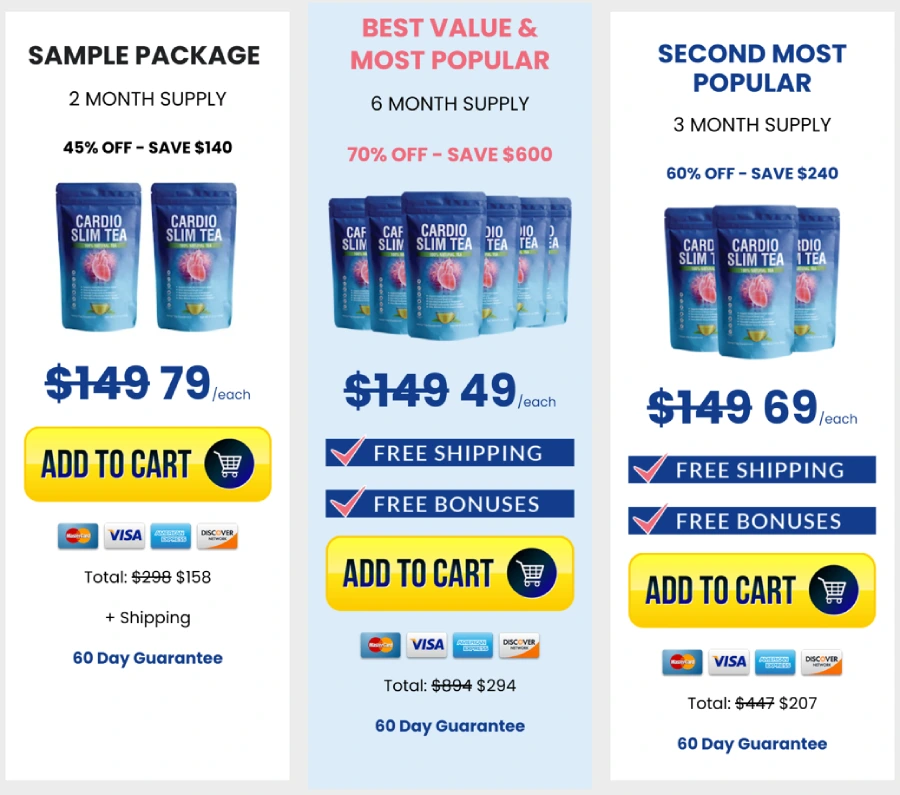 cardio slim tea official site